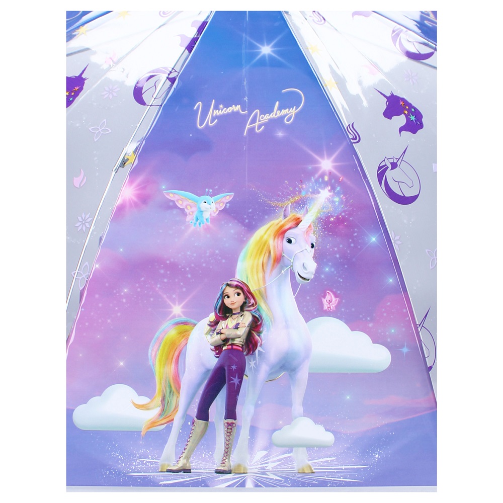 Paraply til børn - Unicorn Academy Rainy Days
