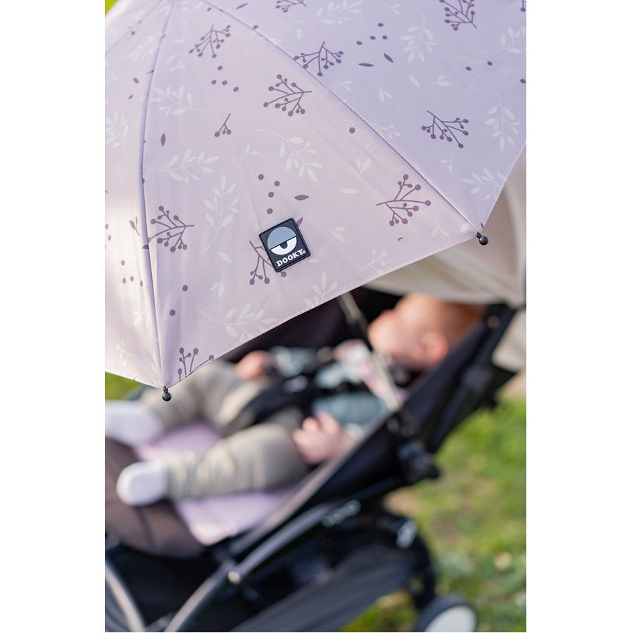 Parasol til barnevogn Dooky Stroller Parasol Umbrella Beige Leaves