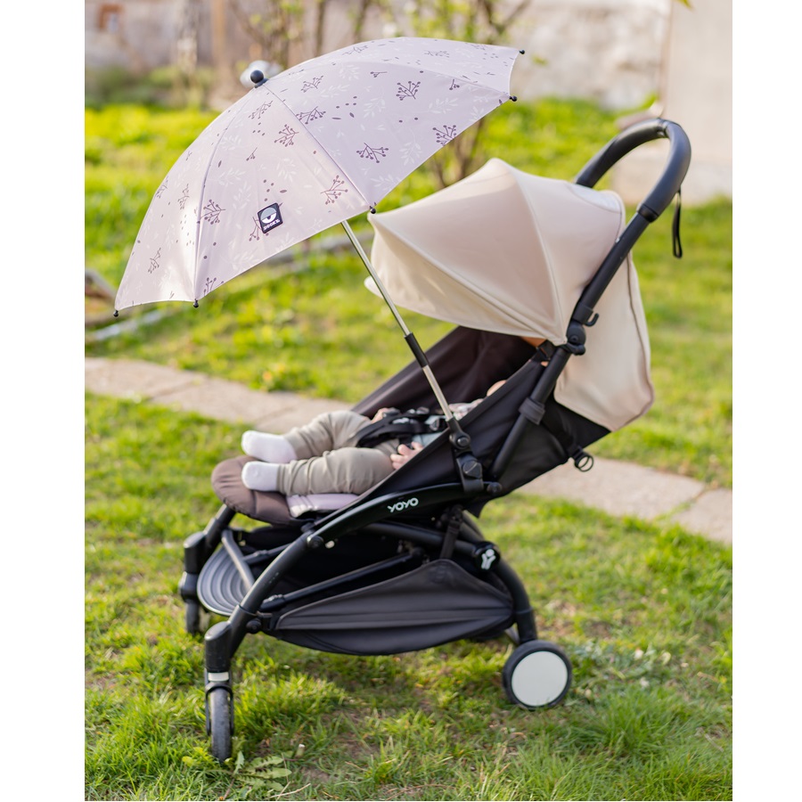 Parasol til barnevogn Dooky Stroller Parasol Umbrella Beige Leaves