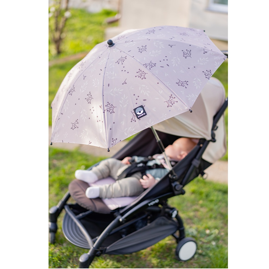 Parasol til barnevogn Dooky Stroller Parasol Umbrella Beige Leaves