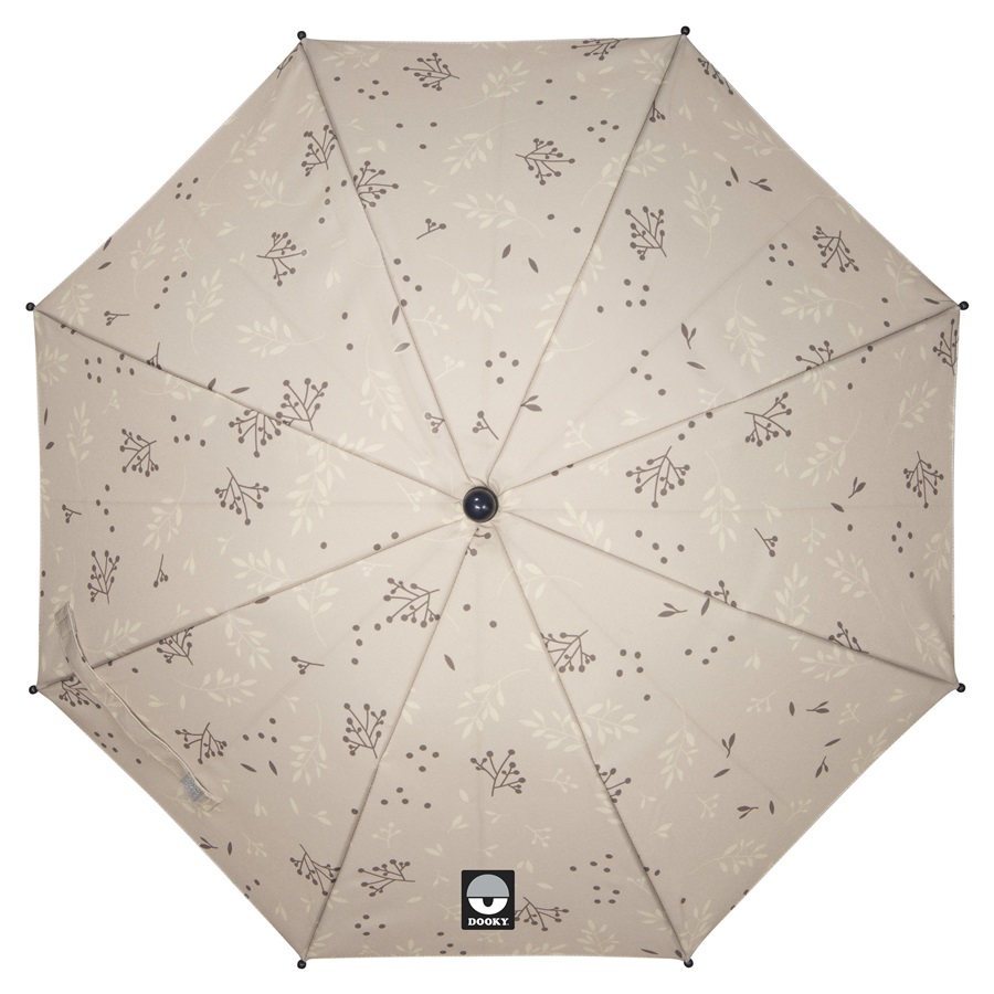 Parasol til barnevogn Dooky Stroller Parasol Umbrella Beige Leaves