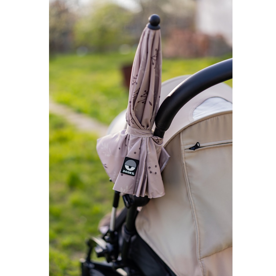 Parasol til barnevogn Dooky Stroller Parasol Umbrella Beige Leaves