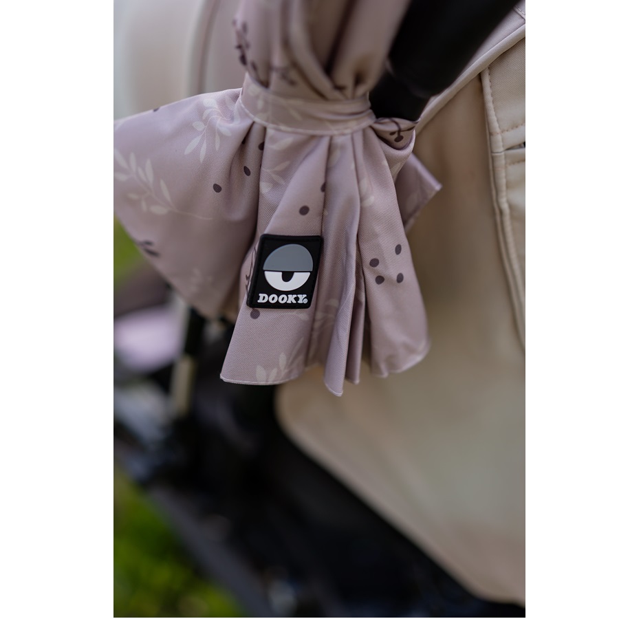 Parasol til barnevogn Dooky Stroller Parasol Umbrella Beige Leaves