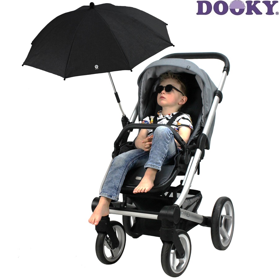 Parasol til barnevogn Dooky Stroller Parasol Umbrella Black