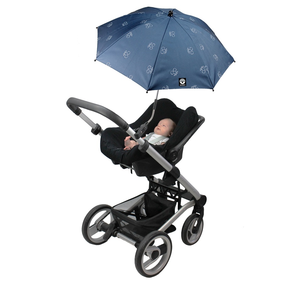 Parasol til barnevogn Dooky Stroller Parasol Umbrella Blue Cherry