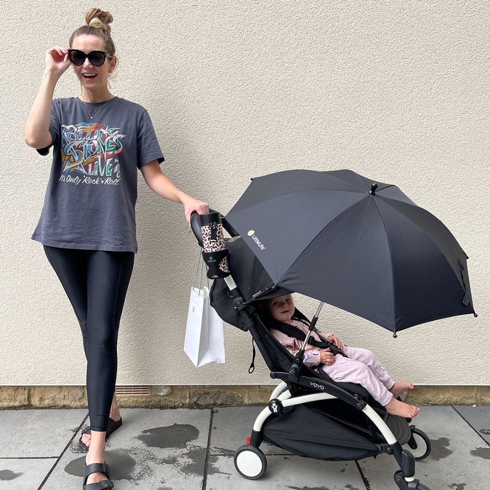 Parasol til barnevogn LittleLife Buggy Parasol Sort