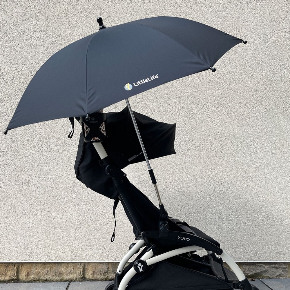 Parasol til barnevogn LittleLife Buggy Parasol Sort