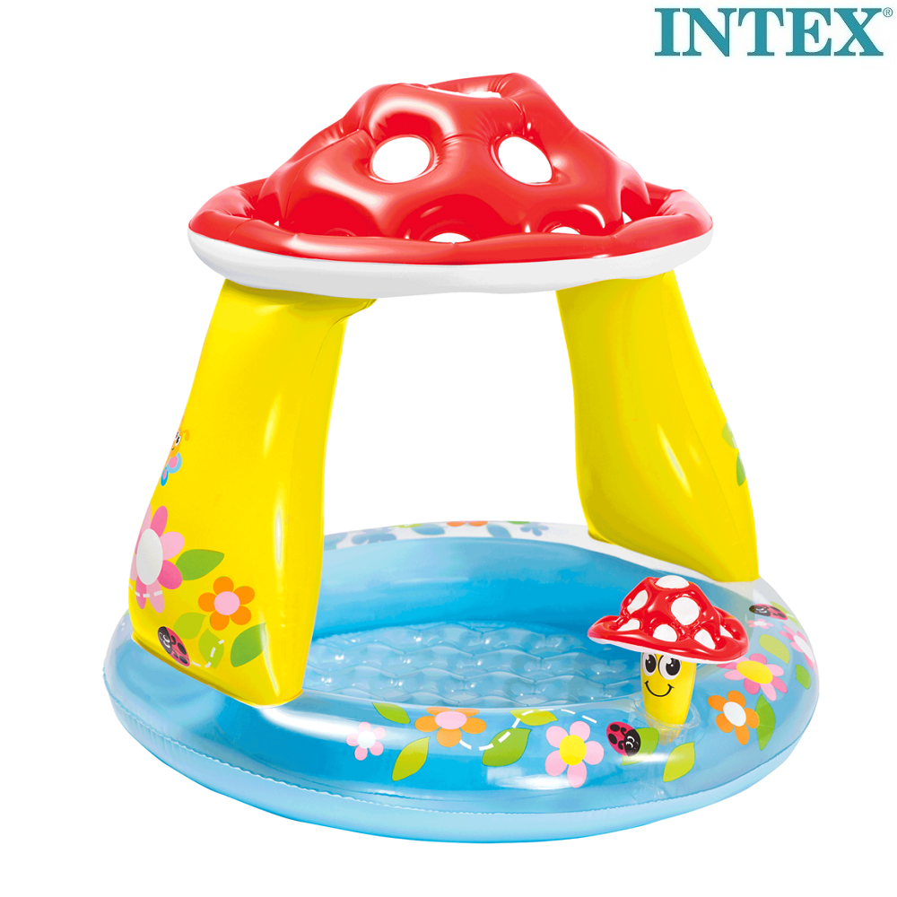 Oppustelig bassin til børn Intex Mushroom