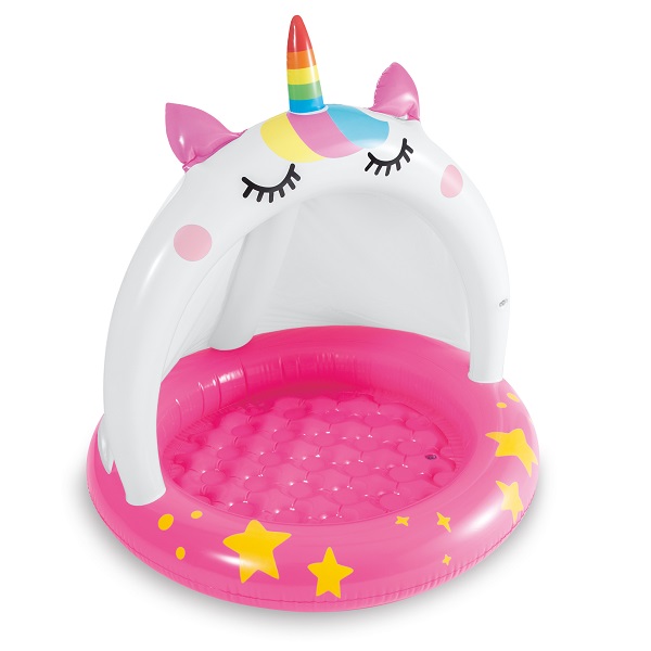 Oppustelig bassin til børn Intex Unicorn