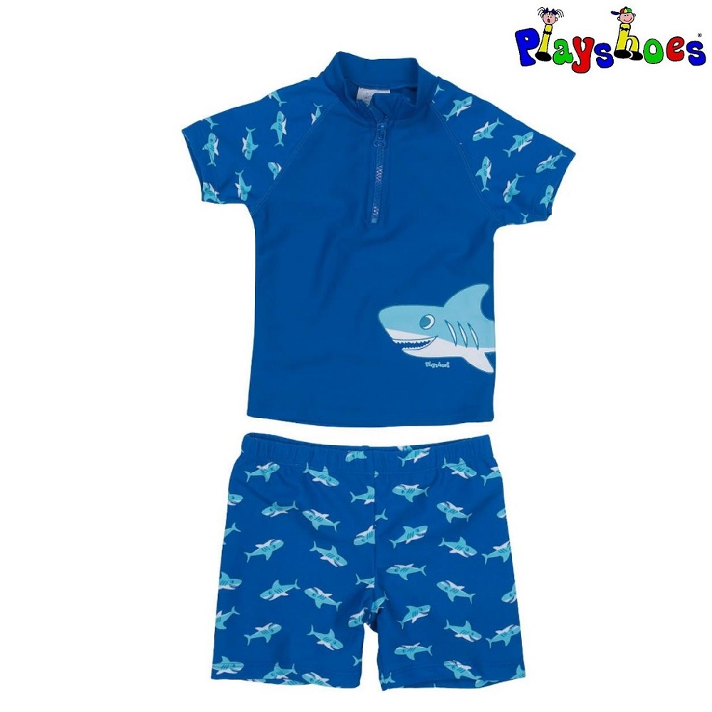 UV trøje og UV shorts til børn Playshoes Haj