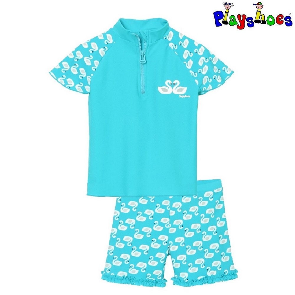 UV trøje og UV shorts til børn Playshoes Svaner