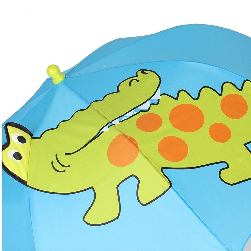 Børneparaply Playshoes Crocodile blå