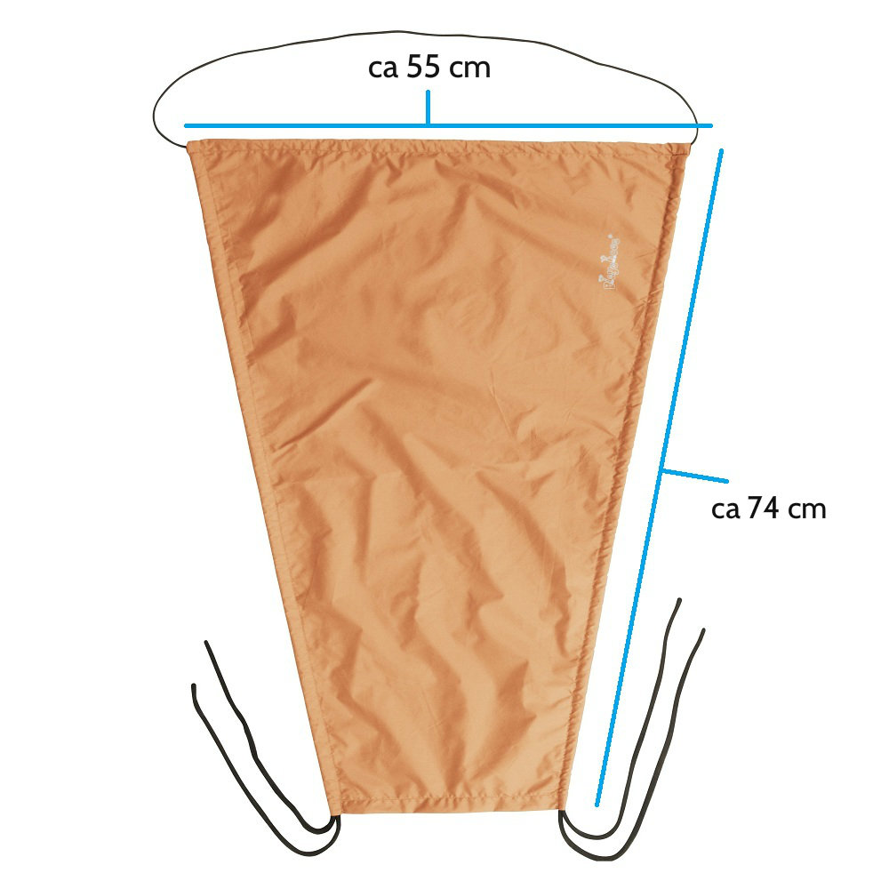 Solsejl til barnevogn Playshoes måle