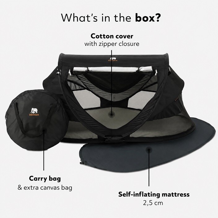 Rejseseng - Deryan Toddler Luxe Sort