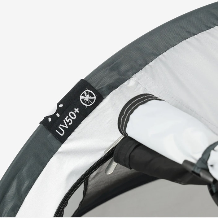 Rejseseng - Deryan Toddler Luxe Sølv