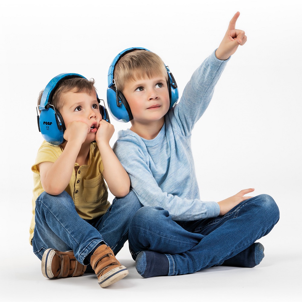 Høreværn til børn Reer SilentGuard blå