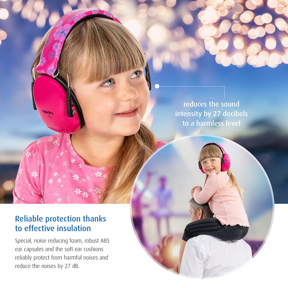 Høreværn til børn Reer SilentGuard lyserød