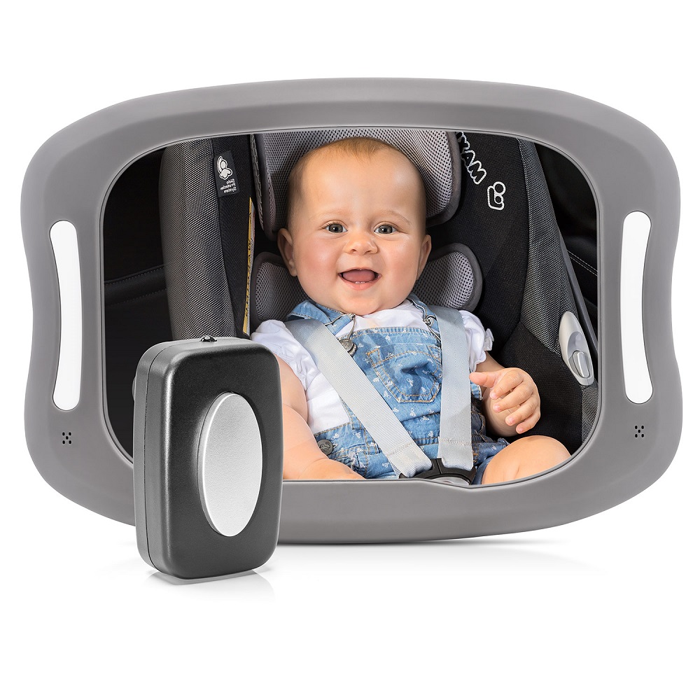 Bagsædespejle og babyspejle til bilen Reer BabyView LED