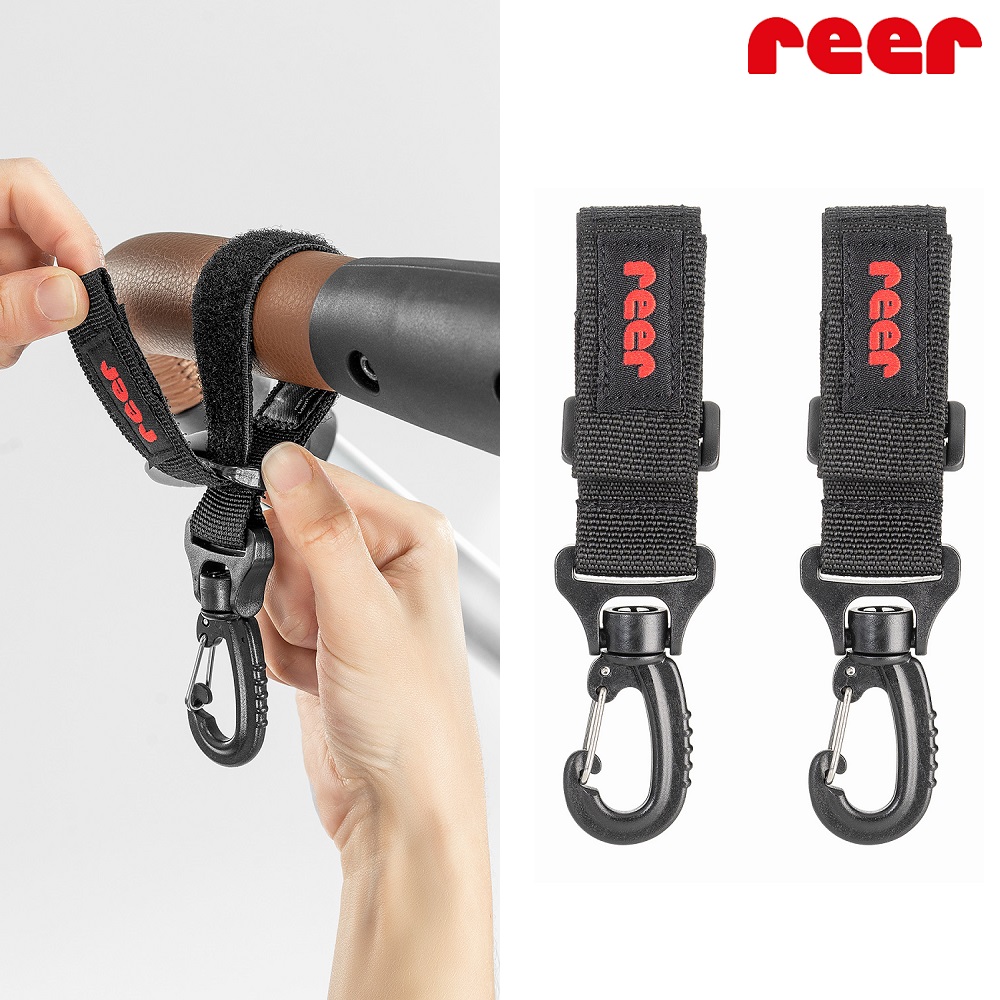 Barnevognskroge Reer Clip-and-go Buggy Hooks 2-pack