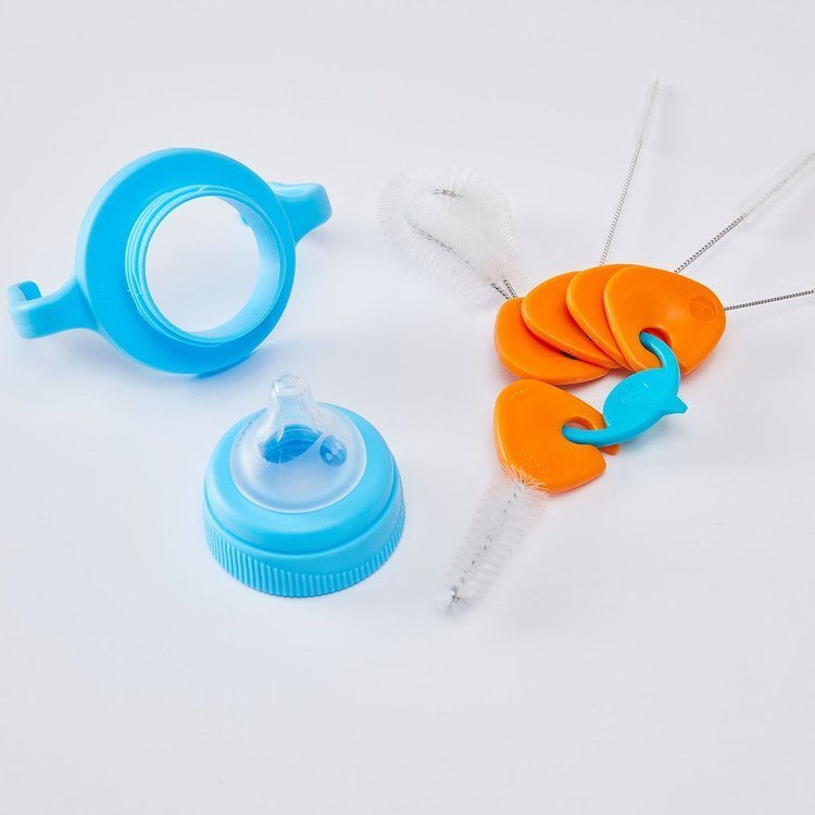 Rengøringsbørster til sutteflasker B.box Cleaning Brush Set Orange Rengøringsbørster til sutteflasker B.box Cleaning Brush Set Orange
