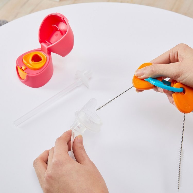 Rengøringsbørster til sutteflasker B.box Cleaning Brush Set Orange Rengøringsbørster til sutteflasker B.box Cleaning Brush Set Orange