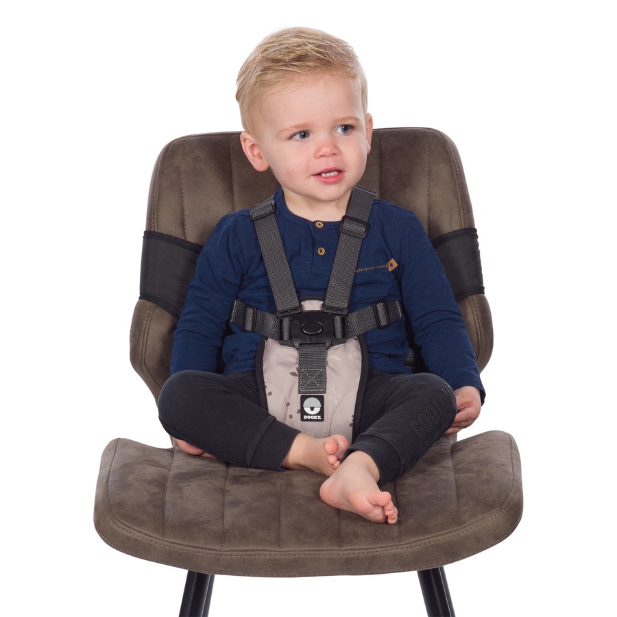 Rejsestol Dooky Travel High Chair Beige Leaves