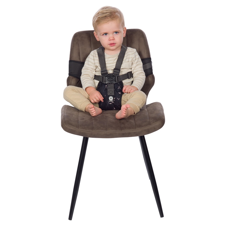 Rejsestol Dooky Travel High Chair Black Leaves