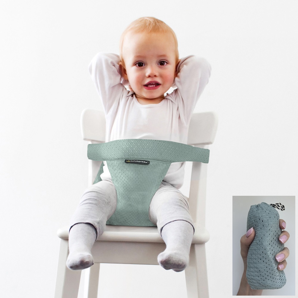 Rejsestol - Minimonkey Pocket Minichair Light Green