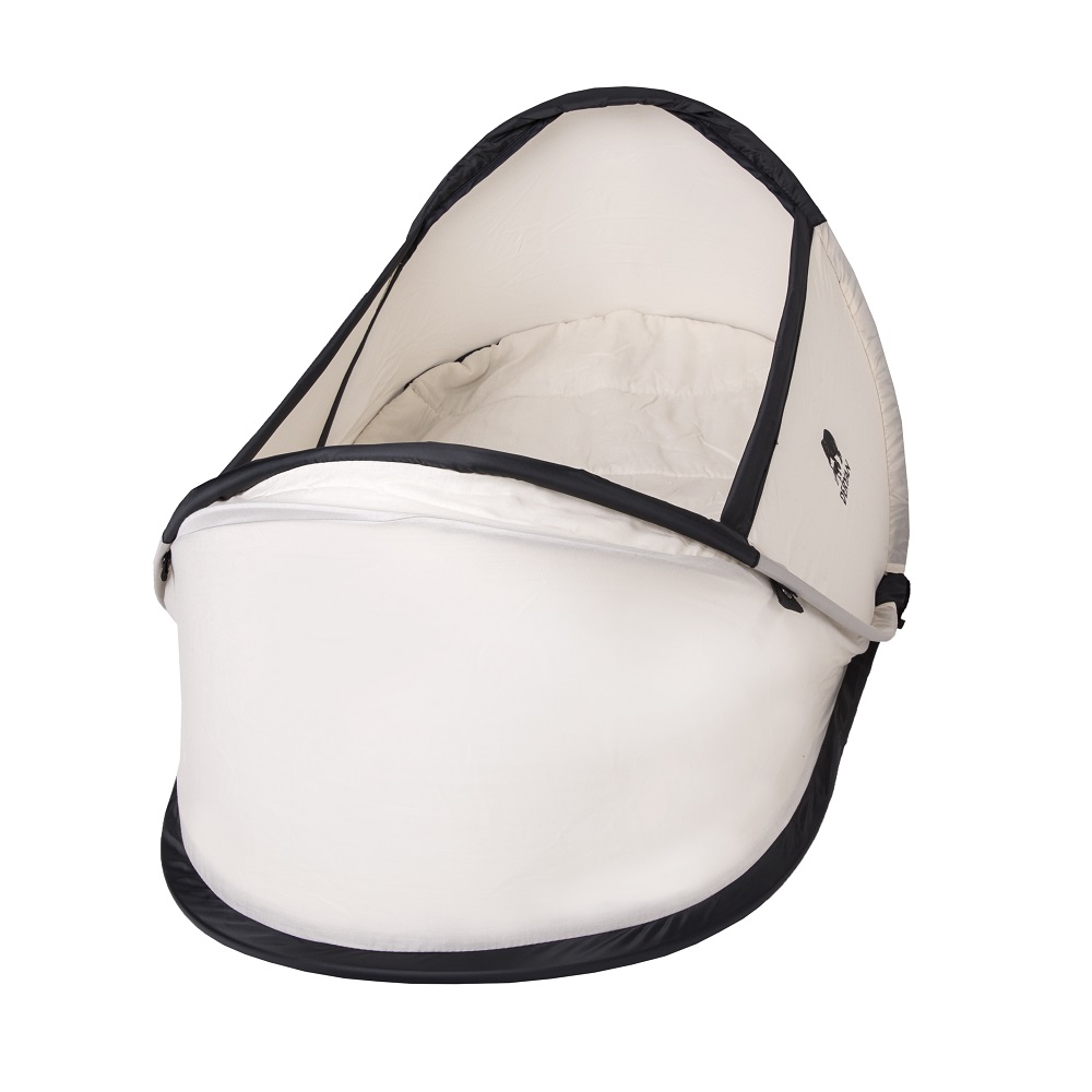 Pop-up rejseseng Deryan Baby Box Cream