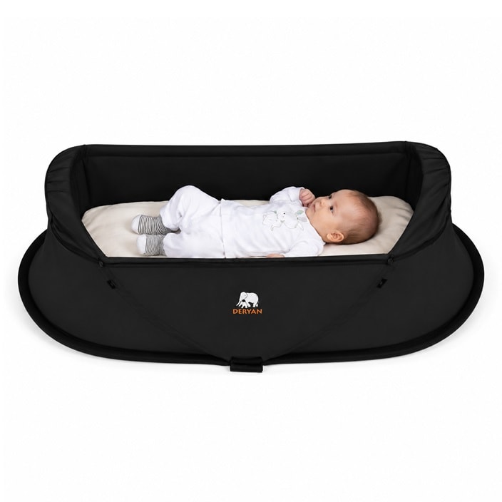 Rejseseng til baby Deryan Infant Rest Box Black