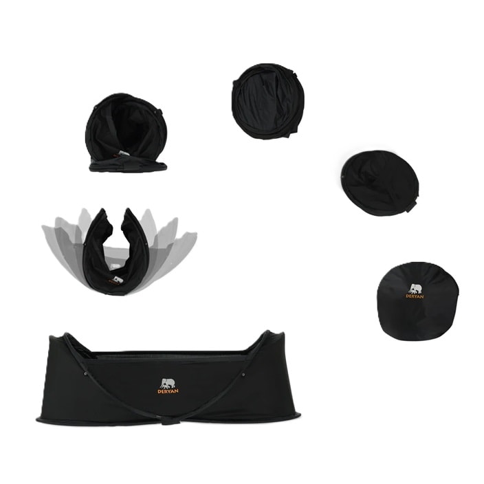 Rejseseng til baby Deryan Infant Rest Box Black