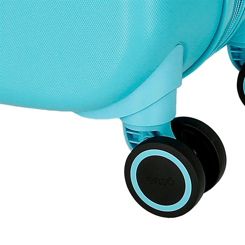 Kuffert til børn Enso Annie Turquoise