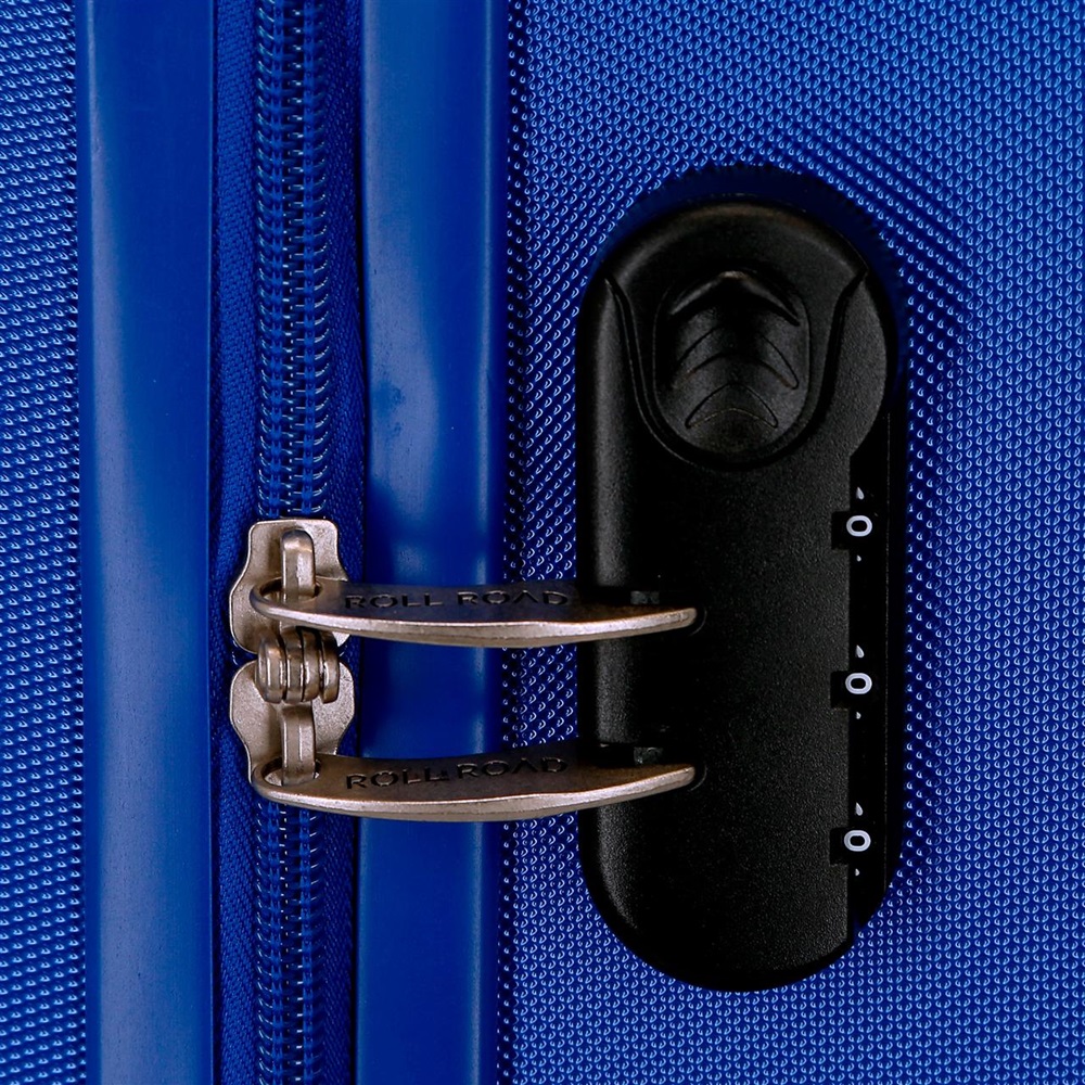 Kuffert til børn Roll Road Flex Expandable Blue