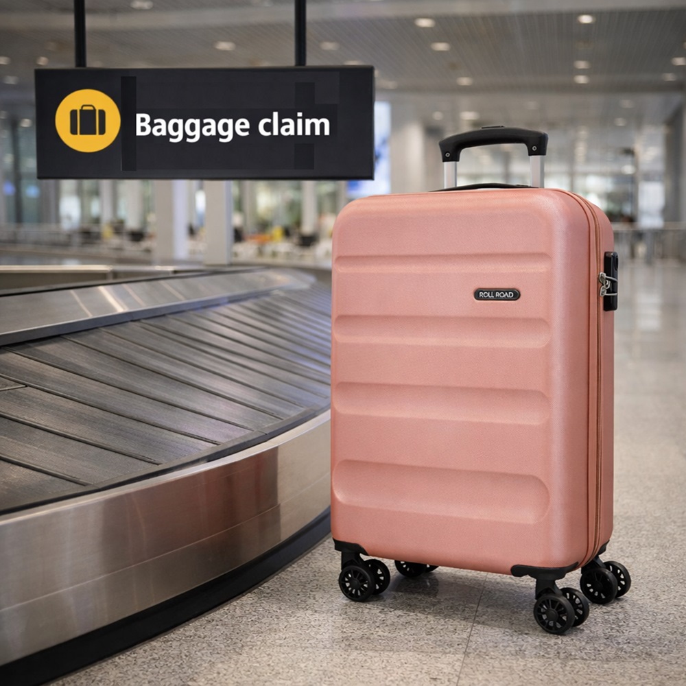 Kuffert til børn Roll Road Flex Pink