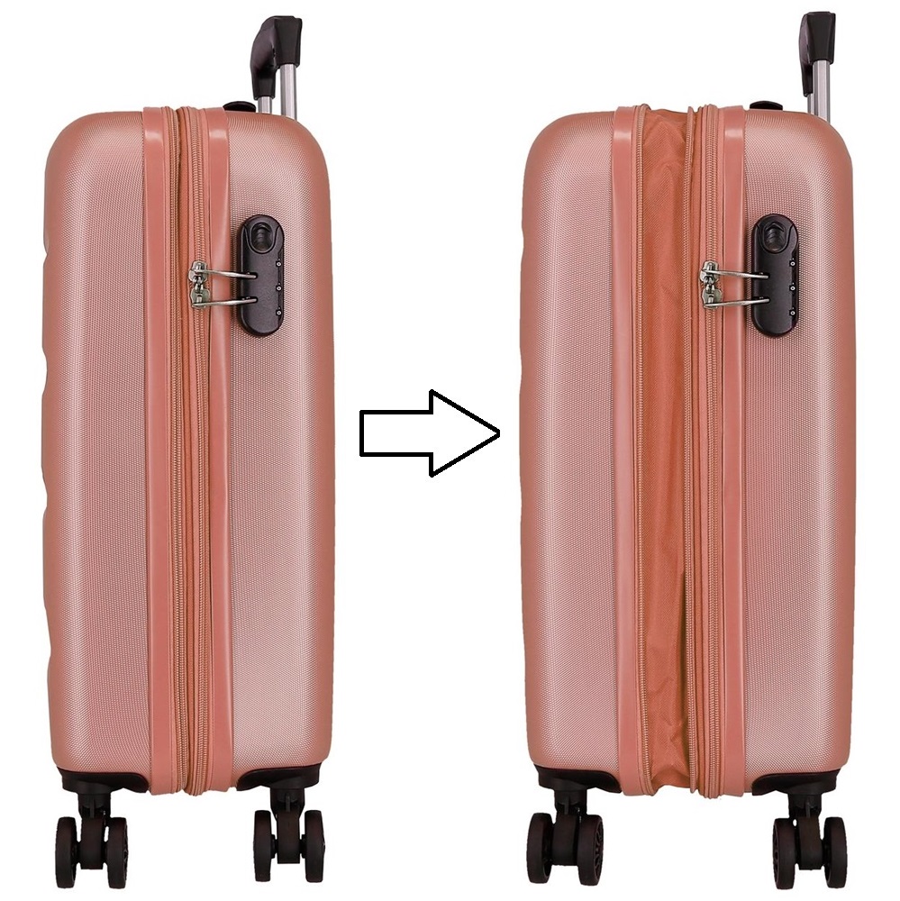 Kuffert til børn Roll Road Flex Pink