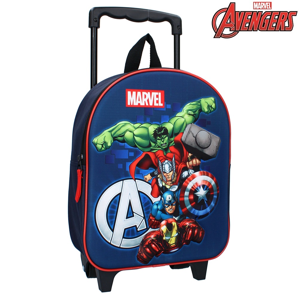 Børnekuffert Avengers Great Escapes Trolley Backpack