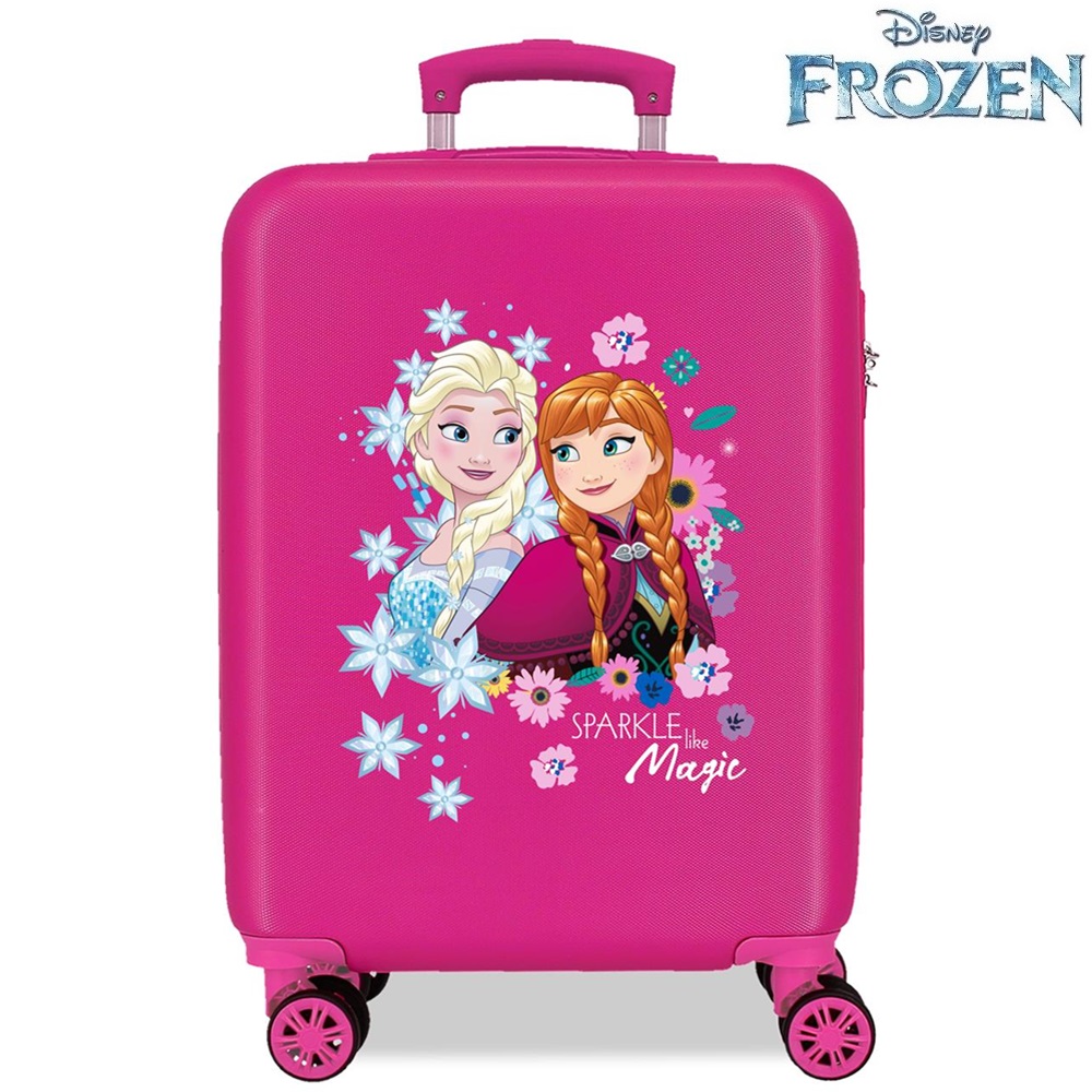 Kuffert til børn Frost Sparkle Like Magic Pink