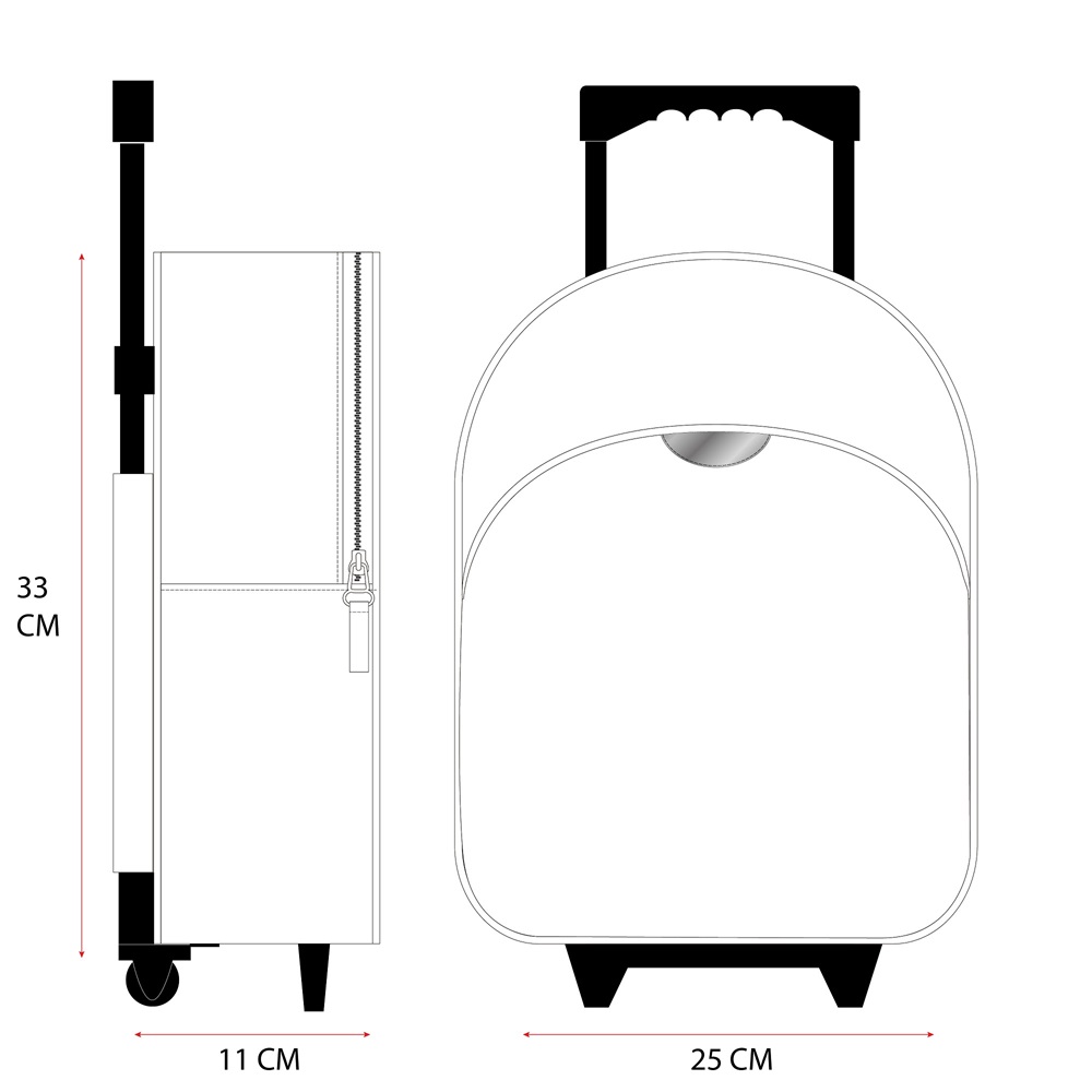 Børnekuffert Frozen It's All Magic Trolley Backpack