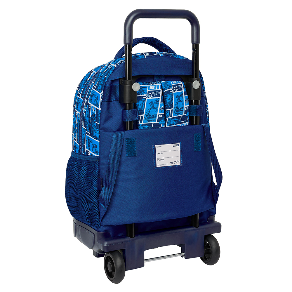 Kuffert til børn Hot Wheels Sonny Trolley Backpack