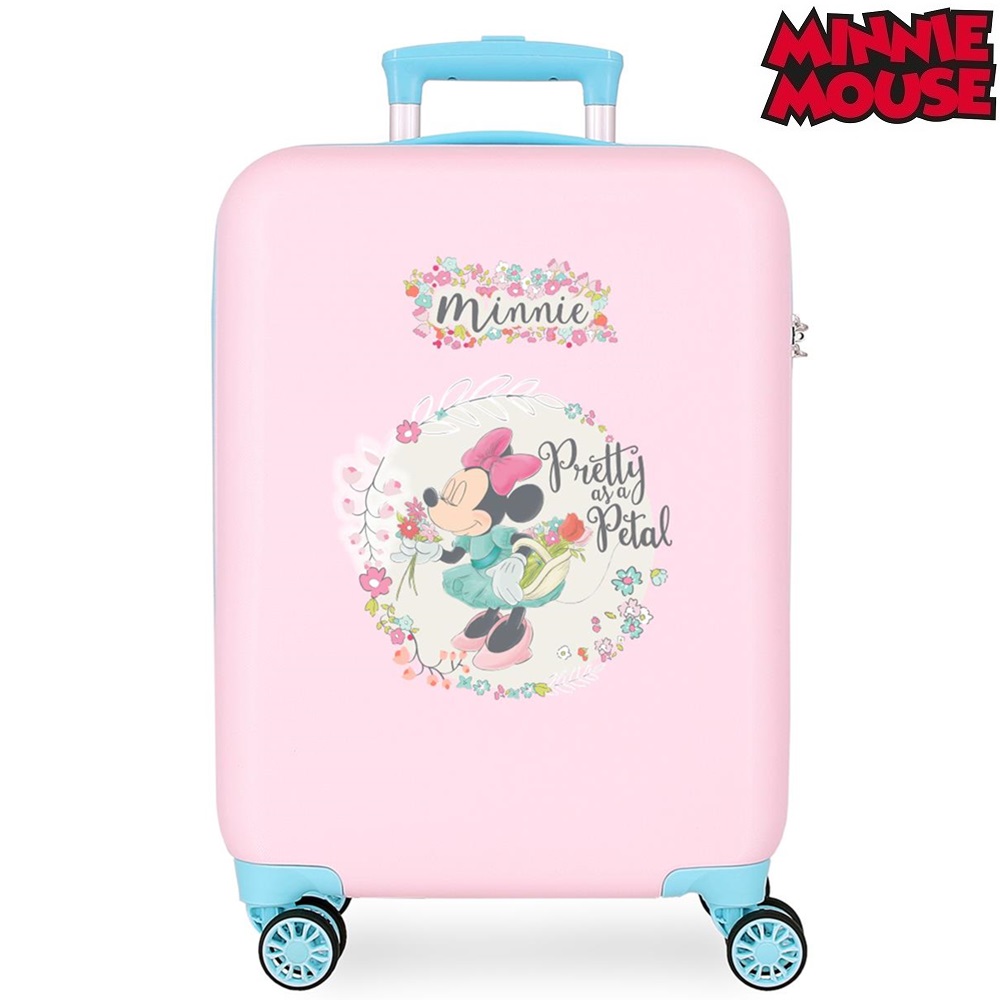 Kuffert til børn Minnie Mouse Floral