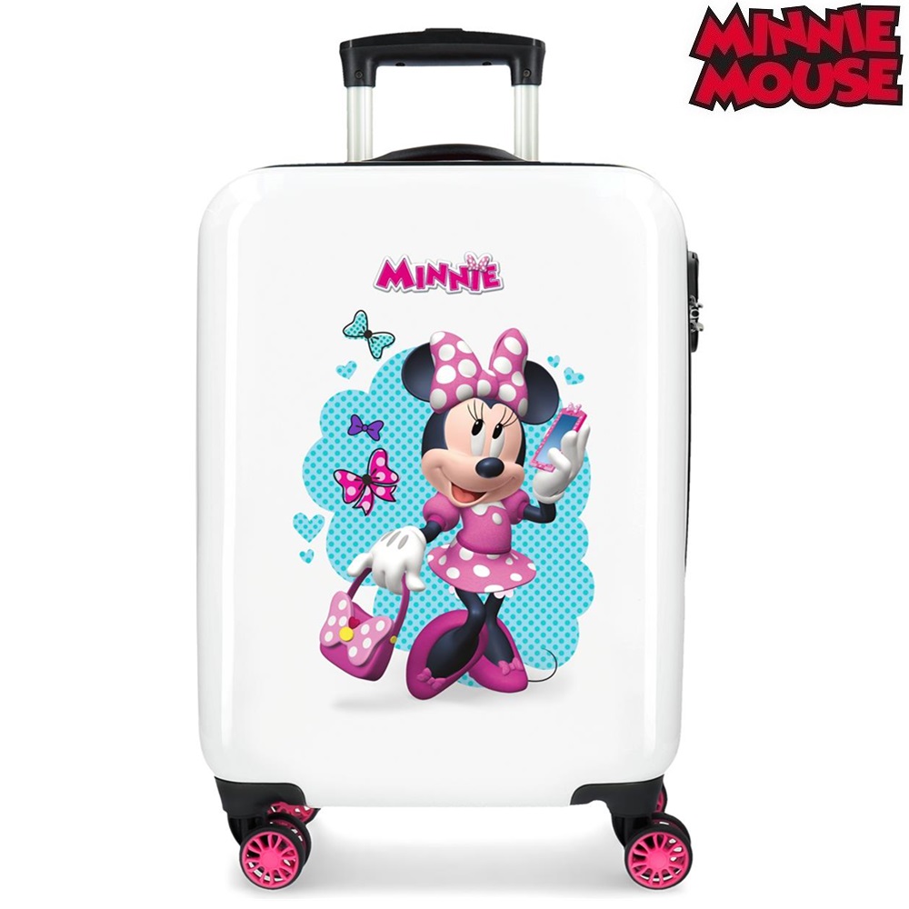 Kuffert til børn Minnie Mouse Good Mood
