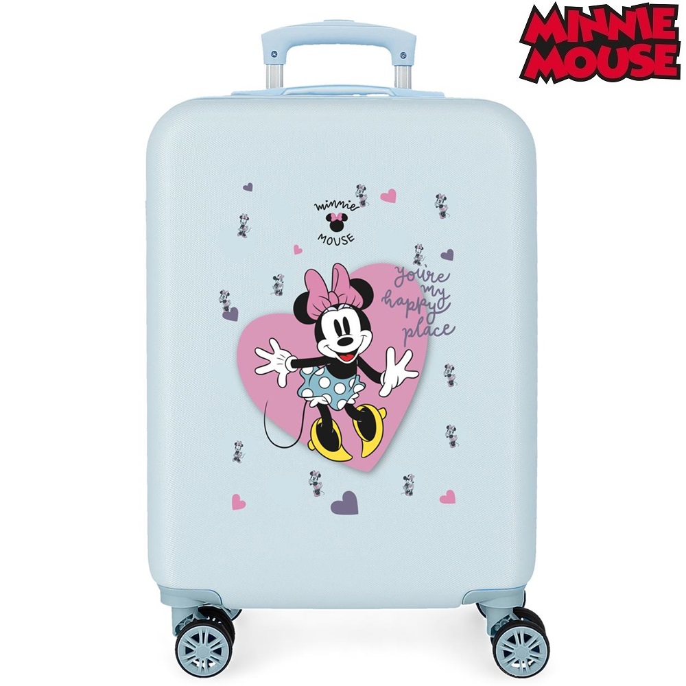 Kuffert til børn Minnie Mouse Happy Place