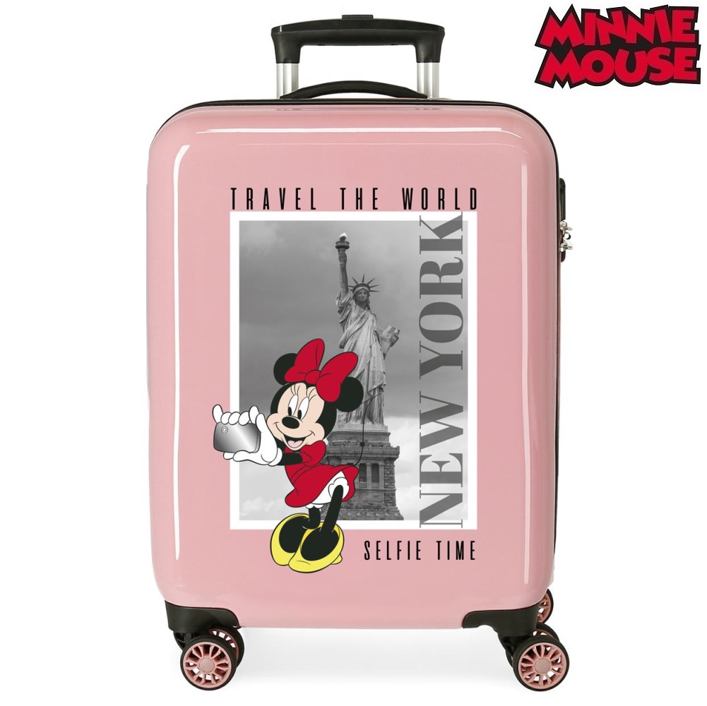 Kuffert til børn Minnie Mouse Around the World