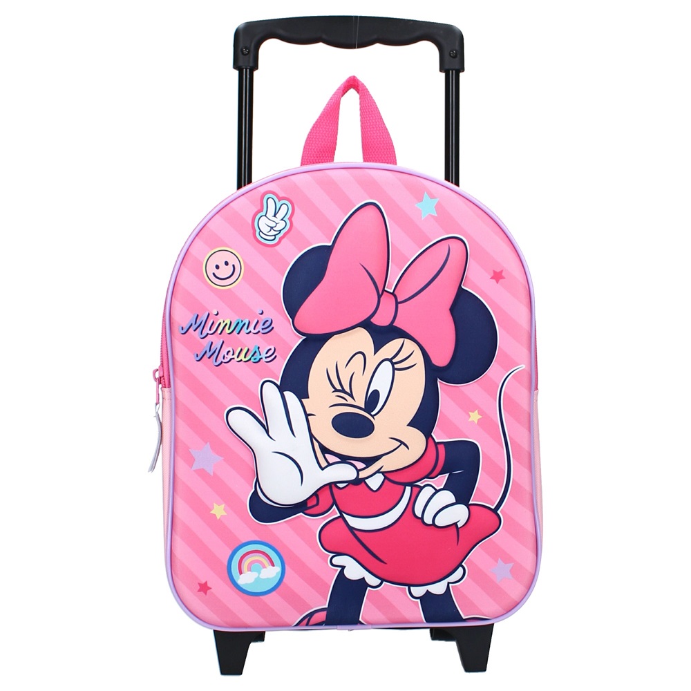 Børnekuffert Minnie Mouse Fashion Besties Trolley Backpack