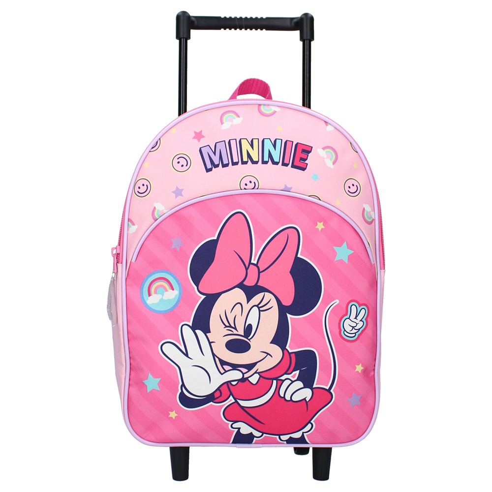 Børnekuffert Minnie Mouse Glam It Up Trolley Backpack