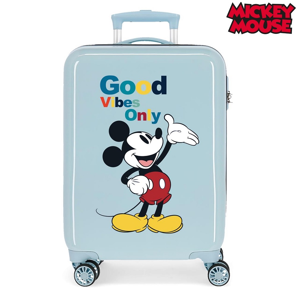 Børnekuffert Mickey Mouse Good Vibes Only