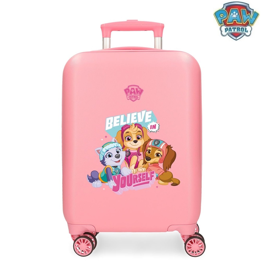 Børnekuffert Paw Patrol Believe in Yourself Pink