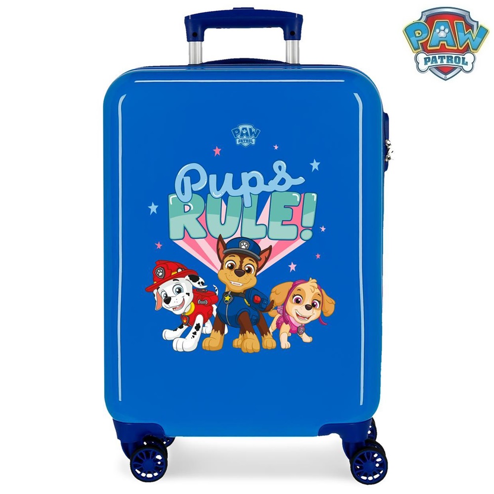 Kuffert til børn Paw Patrol Pups Rule Blue Kuffert til børn Paw Patrol Pups Rule Blue