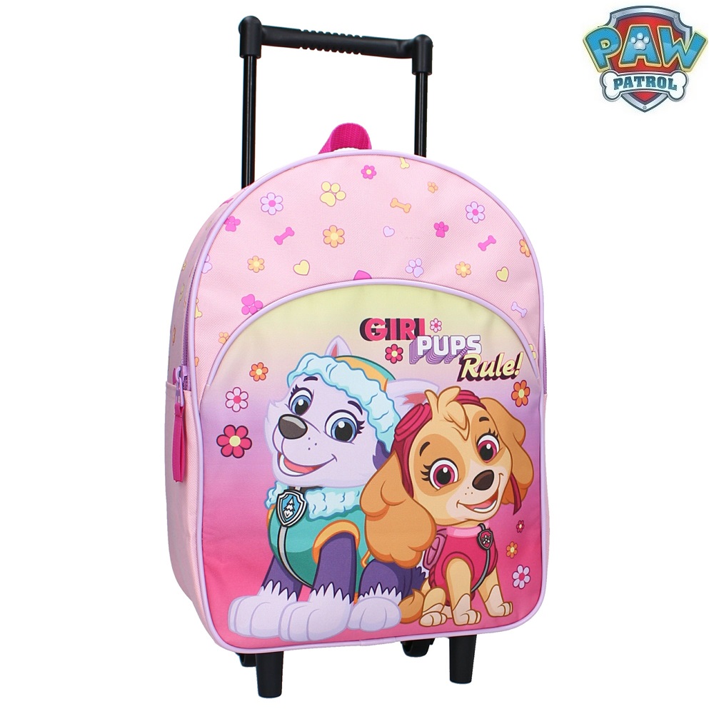 Børnekuffert Paw Patrol Girl Pups Rule Trolley Backpack
