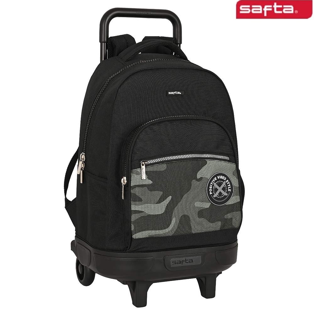 Kuffert til børn Stone Positive Vibes Trolley Backpack